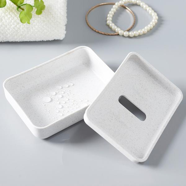 Buy cheap Nordic Wheat Straw Mouthwash Cup Soap Holder 3 Bathroom Wash Sets from wholesalers