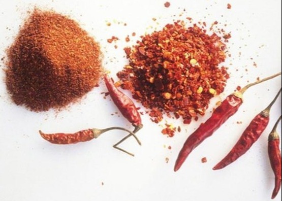Kimichi Used Tiensin Crushed Chilli Sterilized 120-220 ASTS Moisture Less Than 8%