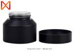 Customized Small Glass Cosmetic Jars Cylinder Round Shape Light Weight