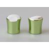 Buy cheap Press 28mm Aluminum Closures Shiny Green Color For Plastic Bottle from wholesalers