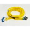 Buy cheap 24 Core Distribution Jumper Optical Fiber Patch Cord , Fiber Optic Patch Cords from wholesalers