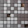 Buy cheap Individual White Grey Silver Metallic Mosaic Tiles Crystal Diamond Shaped from wholesalers