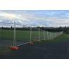 Buy cheap AS4687-2007 standard 2100mm x 2400mm 42 microns zinc layer temporary fencing panels from wholesalers