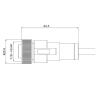 Buy cheap 250V 5P Mechanical Cable Connectors 7/8 Inch Straight Molding Female 5 Pin Connector from wholesalers