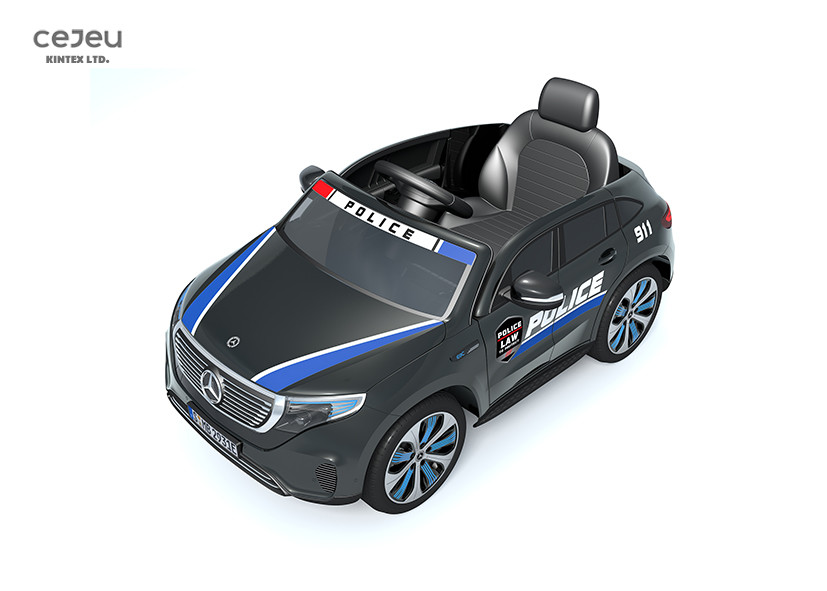 7.5KM/H Licensed Kids Car Mercedes Benz EQC 400 With Remote Control Music