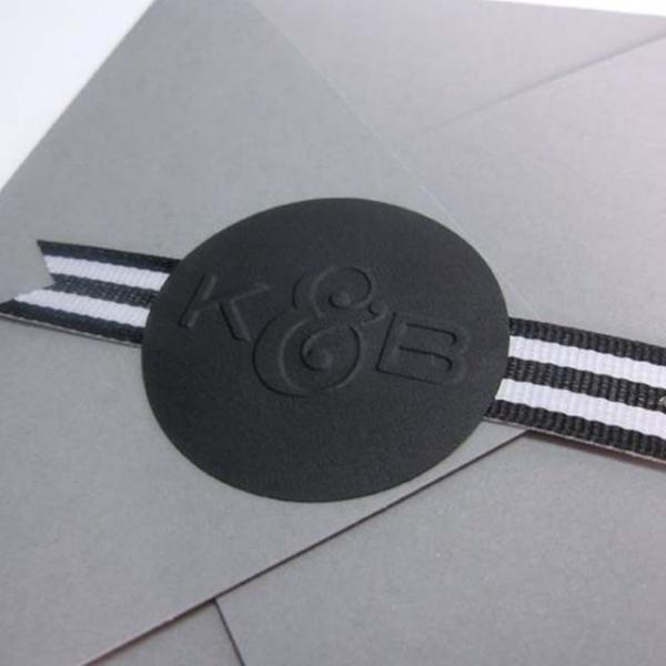 Buy cheap 1.5in Garments Embossed Printable Self Adhesive Labels Recycled Paper Sticker Printing from wholesalers