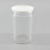 Buy cheap 300ml Transparent Cylinder PET Storage Jar for Food Snack Honey Packaging from wholesalers
