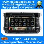 Ouchuangbo 7" Auto DVD Android 4.0 for Volkswagen Sharan /Touran /Golf GPS Navi