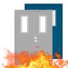 Buy cheap RAL Color UL Certified Fire Rated Steel Door / Steel Emergency Exit Doors from wholesalers