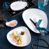 Buy cheap Events Scandinavian Porcelain Plates Fully Vitrified Artistry Porcelain Dinner Plates from wholesalers