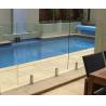 Buy cheap Glass Swimming Pool Fencing , 85% Light Transmittance Glass Pool Safety Fence from wholesalers