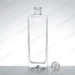 Glass Body Material 500ml Mountain Shape Bottom Vodka Whisky Bottle for Other