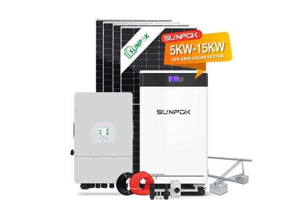 Roadway Hybrid Solar Power Systems 5kw With Inverter Hybrid Off Grid 30kw