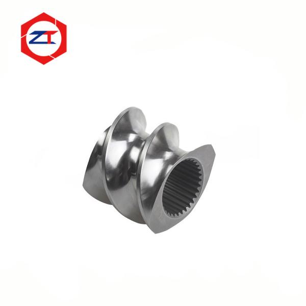 Buy cheap Bimetallic Twin Screw Extruder Screw Elements Tungsten Carbide Coating Prawn Feed Machine from wholesalers