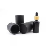 Buy cheap Black Cardboard Tube Boxes for Essential Oil Dropper Bottles Cosmetic Packaging from wholesalers