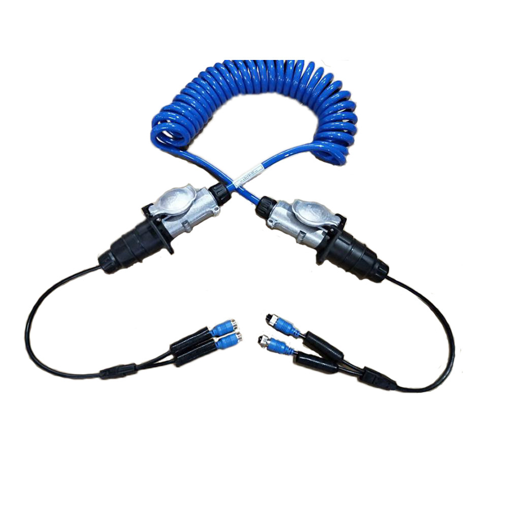 Male And Female Cctv Power And Video Cable M12 7 Pin For Camera System