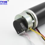 55mm 100kg 30 Nm DC Planetary Gear Motor With Brake Steel Gear
