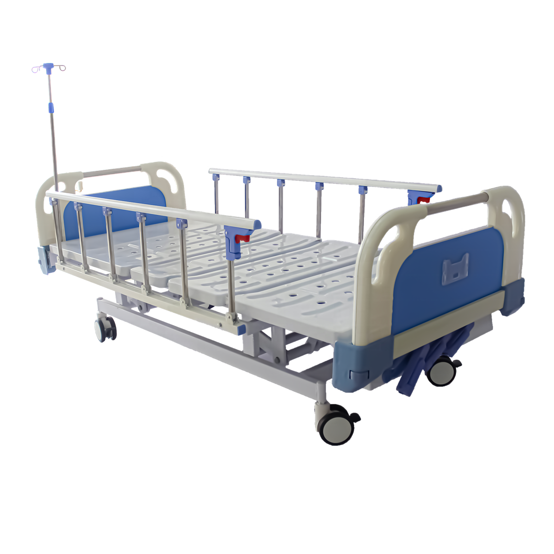 2150mm 750mm Multi Function Manual Hospital Beds 3 Cranks Patient Room
