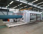 Plastic DWC Pipe Manufacturing Machine Production Line For ID90 - OD630mm Pipe