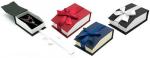 Silkscreen Printed Small Cardboard Jewelry Boxes For Women Bracelets Gift