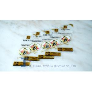 Buy cheap Rectangle Glossy Printed Transparent Labels On Sheets Eco Friendly from wholesalers