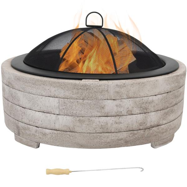 Buy cheap Charcoal Barbecue Grill Fire Pit Bowl for Outdoor Patio Garden Bonfire Camping Picnic from wholesalers
