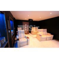 Buy cheap Luxury Home Cinema Room Leather Electric Recliners High Strength Steel Structure product