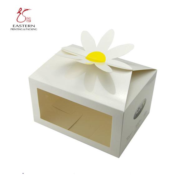 Buy cheap Customized Logo Cupcake Packaging Boxes for Cake Box Printing from wholesalers