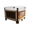 Buy cheap Brown Promotional Display Stands CE Supermarket Wooden Display Rack from wholesalers