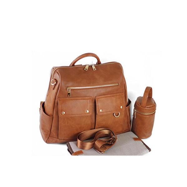 Buy cheap New Arrival Amazing design high quality Leather diaper bags from wholesalers