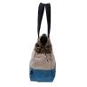 Buy cheap Leisure Tricolor Stripe Canvas Womens Tote Handbag from wholesalers