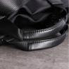 Buy cheap Nylon Womens Leather Bag For Work 38cm Black Leather Travel Backpack from wholesalers