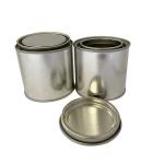 Custom Tins Cans 100ml Round Metal Paint Tins Cans With Lids