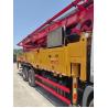 Buy cheap Mercedes Benz chassis 49m truck mounted concrete pump truck Sany Heavy Industry price from wholesalers