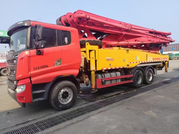Buy cheap Refurbished 62 Meter Concrete Pump Concrete Pouring Trucks 2021 Year from wholesalers