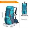 Buy cheap 35l Lightweight Travel Backpack Waterproof With Rain Cover Camping Adults from wholesalers