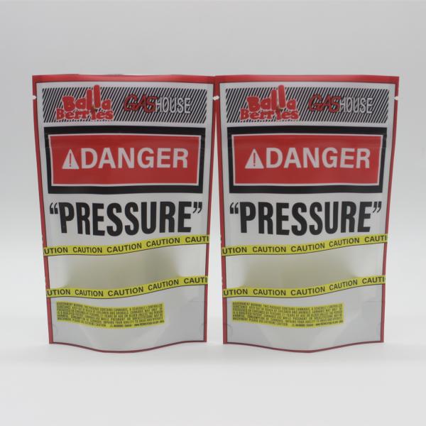 Buy cheap Edibles Aluminum Foil Stand Up Pouches THC weed Food Packaging Bags With ziplockk from wholesalers