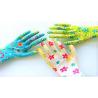 Buy cheap No Slip Women'S Work Garden Gloves Knitted Wrist Flower Printed CE Approved from wholesalers