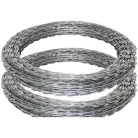 Buy cheap Galvanized 450mm 18inch Chain Link Razor Barbed Wire Spiral product
