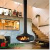 Buy cheap Hanging Ceiling Suspended Fireplace Wall Mount Metal Fireplace from wholesalers