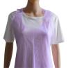 Buy cheap Disposable White Plastic Aprons, 46 inches x 28 inches Waterproof Polyethylene for Cooking Painting Arts n' Crafts from wholesalers