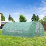 Polytunnel Walk In Greenhouse UV Protective With Polythene Cover