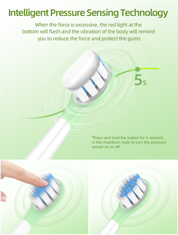 Silicone Head Long Standby Kids Electric Toothbrush Childrens Rechargeable Toothbrush