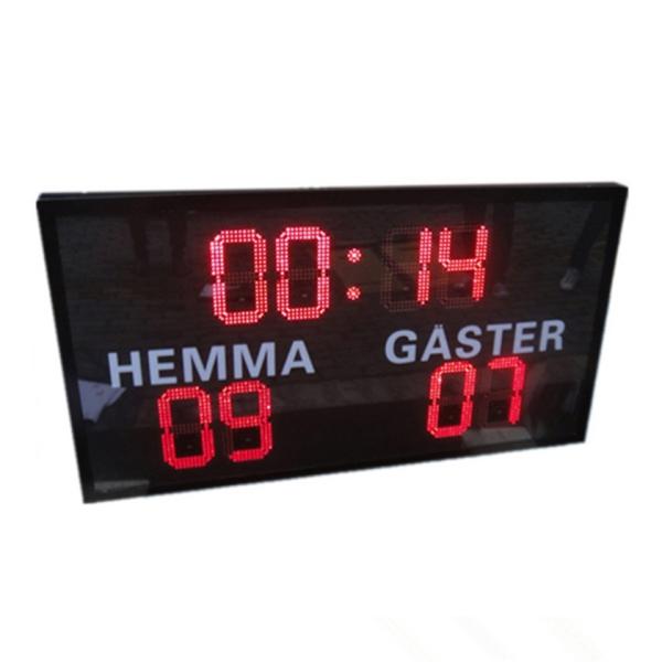 Buy cheap Black Iron Cabinet LED Football Scoreboard Easy Operation Different Color from wholesalers