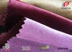 Micro Velboa Toy Fabric , Polyester Velvet Fabric , White Colour Plush Fabric