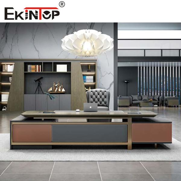 Buy cheap Wood Morden L Shaped Executive Office Desk Furniture For Home Business from wholesalers