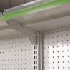 Buy cheap Wall Side Garment Display Racks Metal White Color For Retail shop from wholesalers