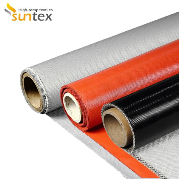 Buy cheap Fiberglass fabrics with silicone rubber coating high temperature for Insulation cover insulation blanket insulation jack from wholesalers