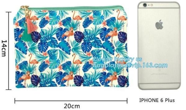 custom logo 12oz canvas cotton cosmetic pouch,China Factory Wholesale Fashion