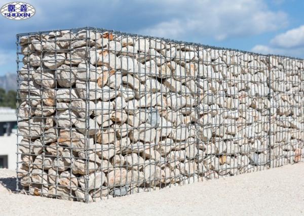 Buy cheap Rigid Galfan Welded Gabion Box 4mm Metal Mesh Weather Proof Unique Design from wholesalers